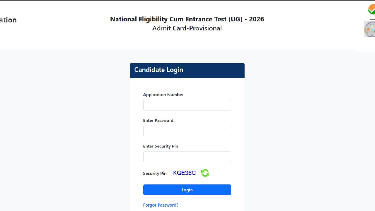 NEET 2026 Admit Card कैसे डाउनलोड करें