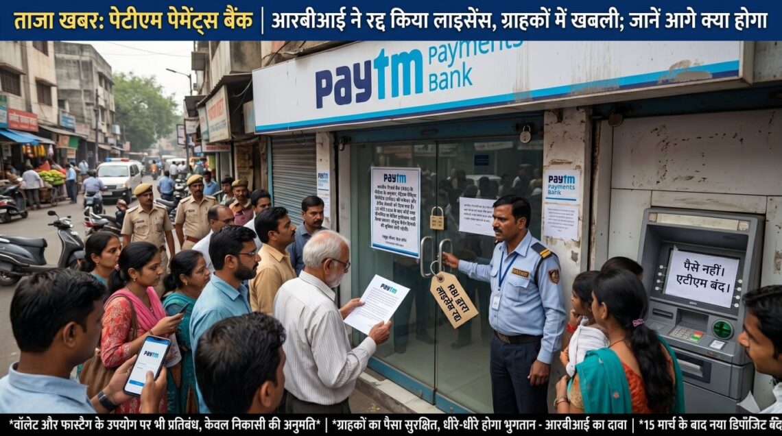 Paytm बैंक लाइसेंस कैंसिल Paytm बैंक लाइसेंस कैंसिल