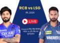 RCB vs LSG RCB vs LSG