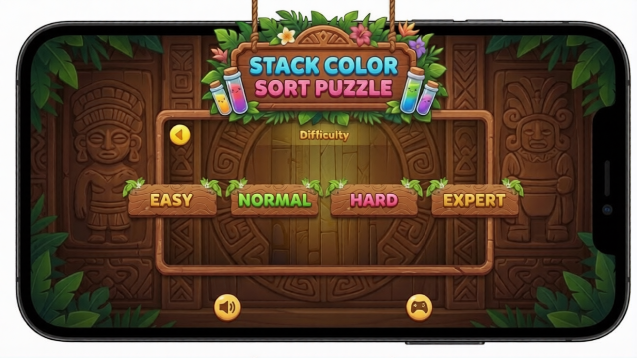 Stack Color Sort Puzzle
