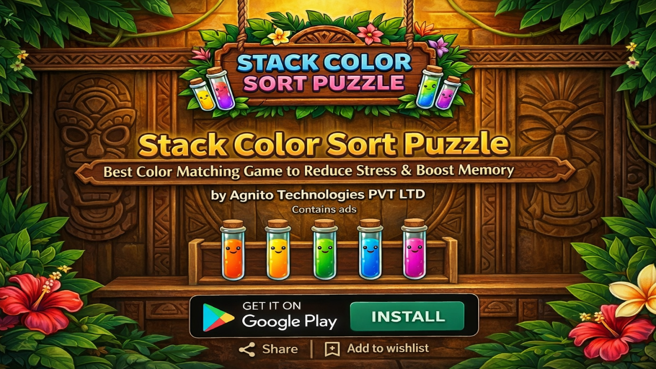 Stack Color Sort Puzzle