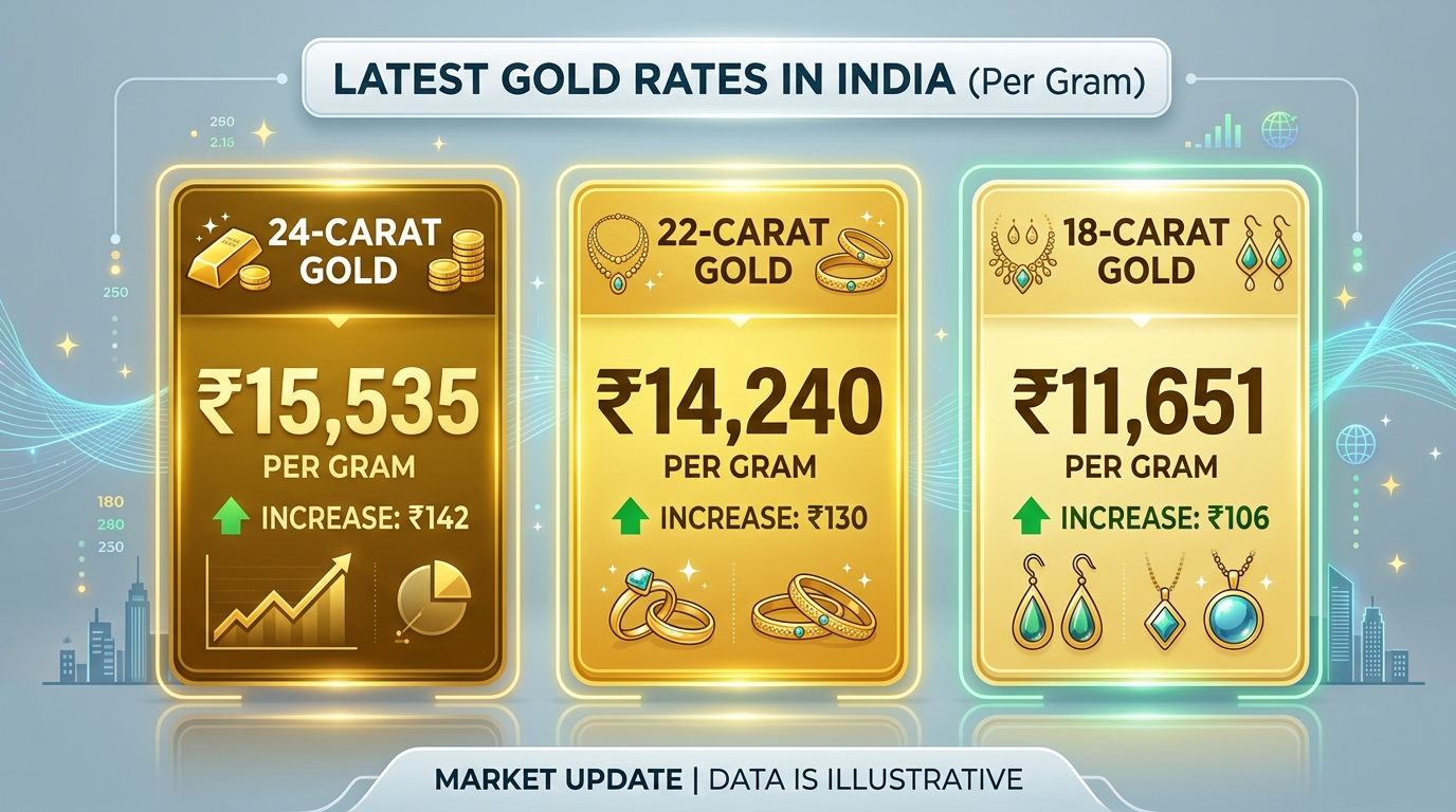 आज का सोने का भाव 15 अप्रैल 2026 (Gold Price Today) हर कैरेट में तेजी