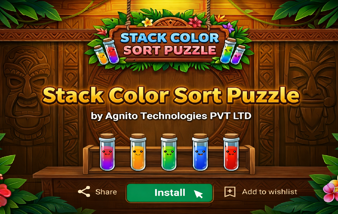 stack color sort puzzle - color matching game