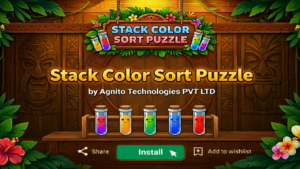 stack color sort puzzle - color matching game