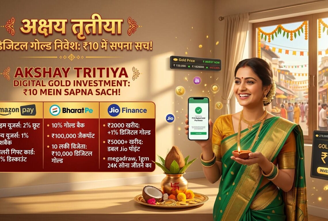 अक्षय तृतीया डिजिटल गोल्ड निवेश