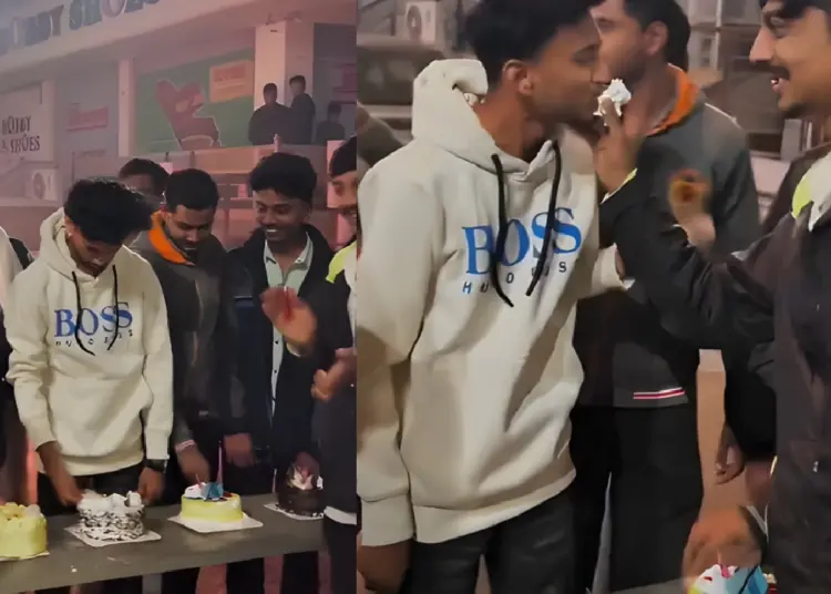 आरोपी Ayan Ahmed के साथ जश्न मनाते दिखे पुलिसकर्मी, केक खिलाने का Video Viral, 3 Policemen सस्पेंड, कानून व्यवस्था पर खड़े हुए गंभीर सवाल