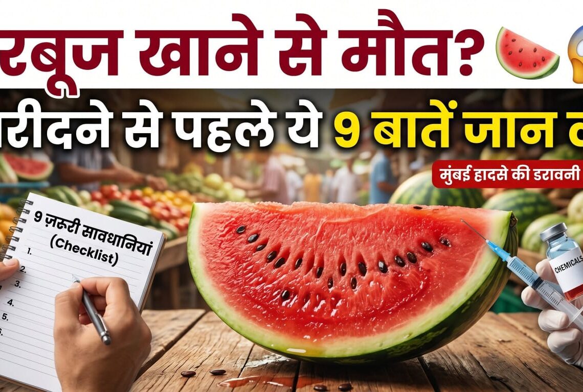 तरबूज खाने से मौत