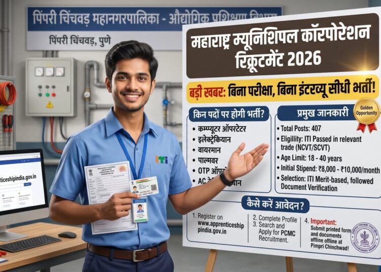महाराष्ट्र म्युनिसिपल कॉरपोरेशन रिक्रूटमेंट 2026