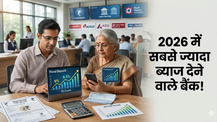 2026 में सबसे ज्यादा ब्याज देने वाले बैंक!