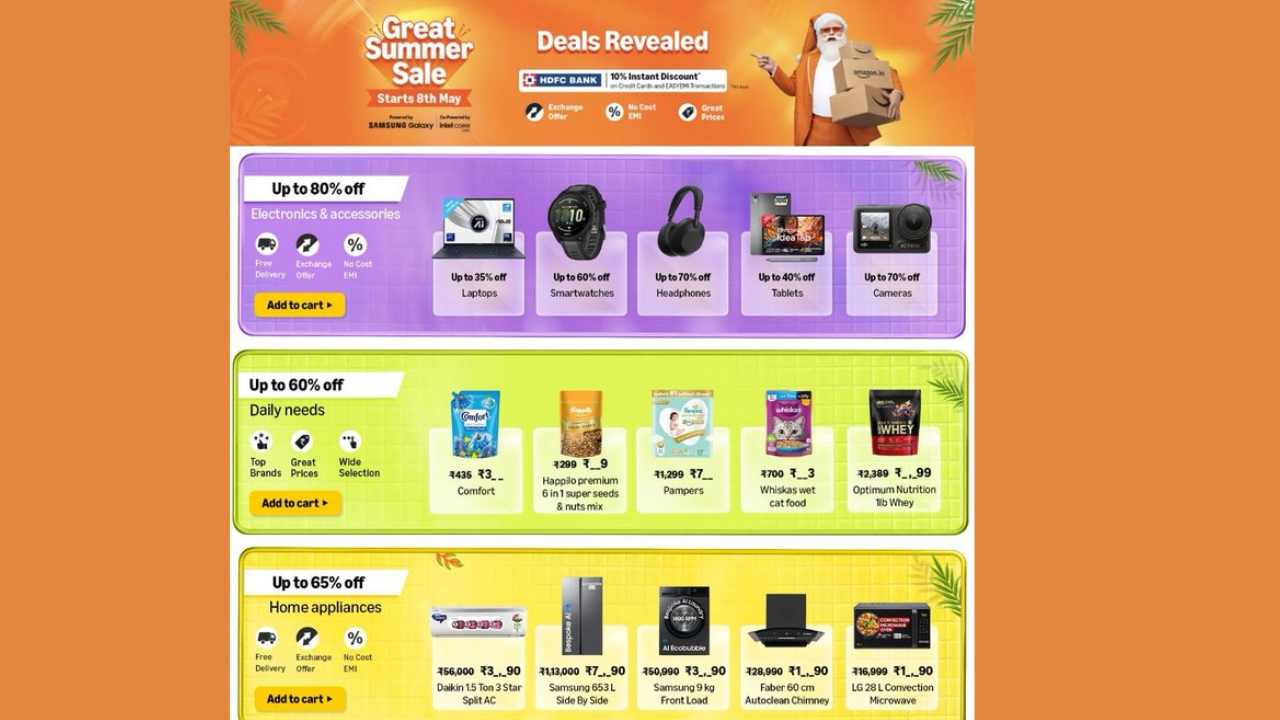 Amazon Great Indian Summer Sale 2026