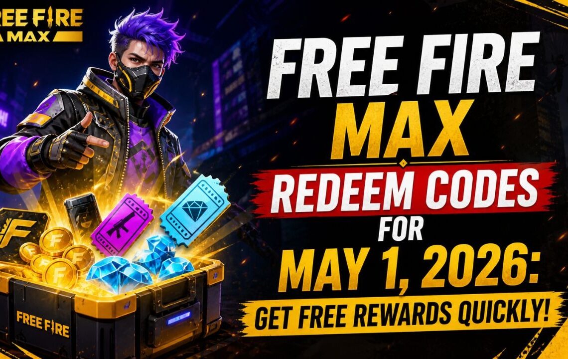1 मई 2026 के Free Fire MAX रिडीम कोड्स