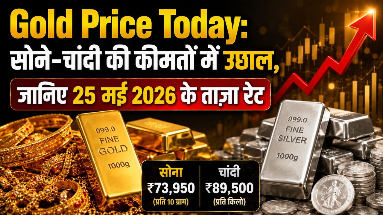 आज सोने और चांदी की कीमतों में क्यों आई तेजी?
