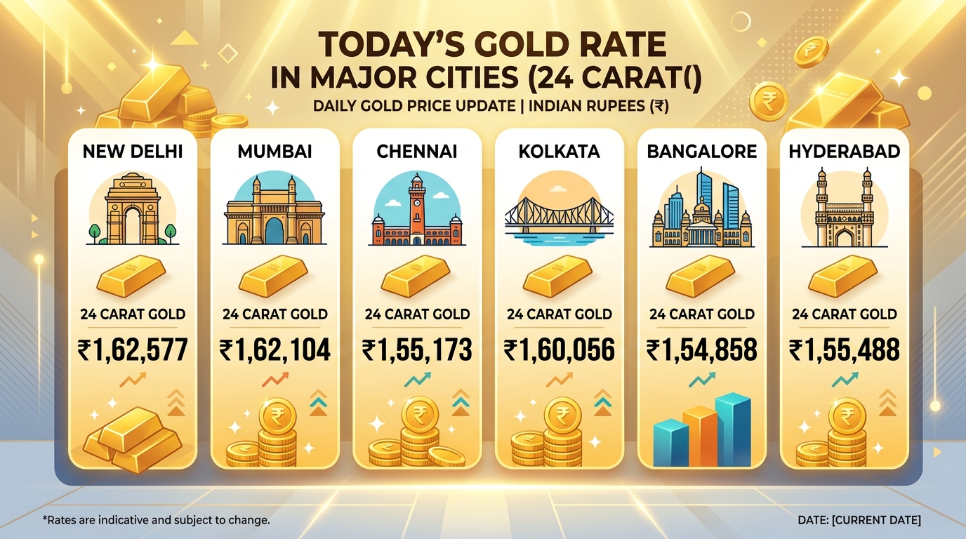 Gold rate in big cities 202605261057 बड़े शहरों में आज का गोल्ड रेट
