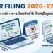 ITR Filing 2026