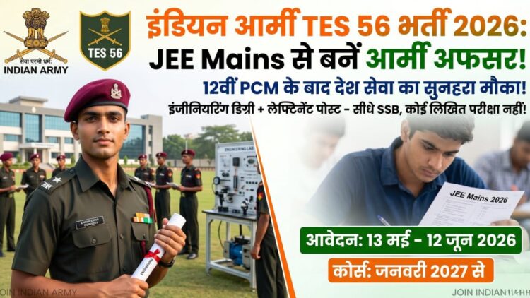 Indian Army TES 56 Recruitment 2026