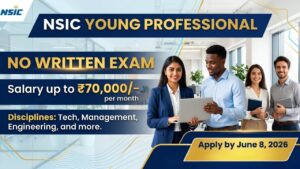 NSIC Young Professionals Recruitment 2026