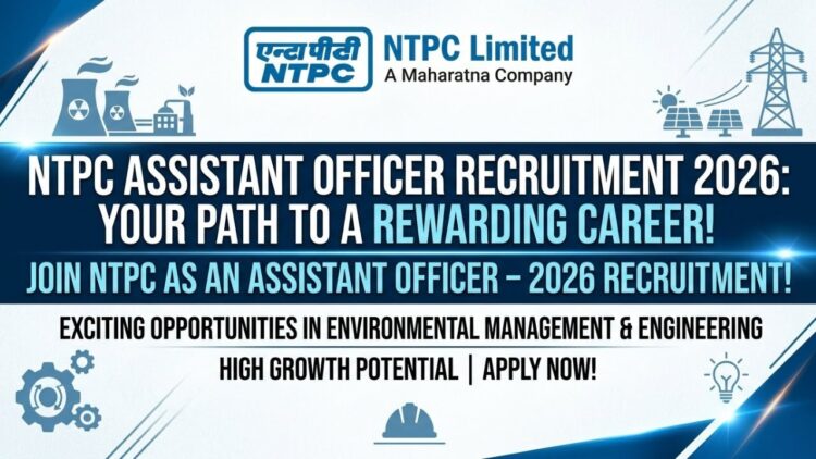 NTPC Assistant Officer Recruitment 2026
