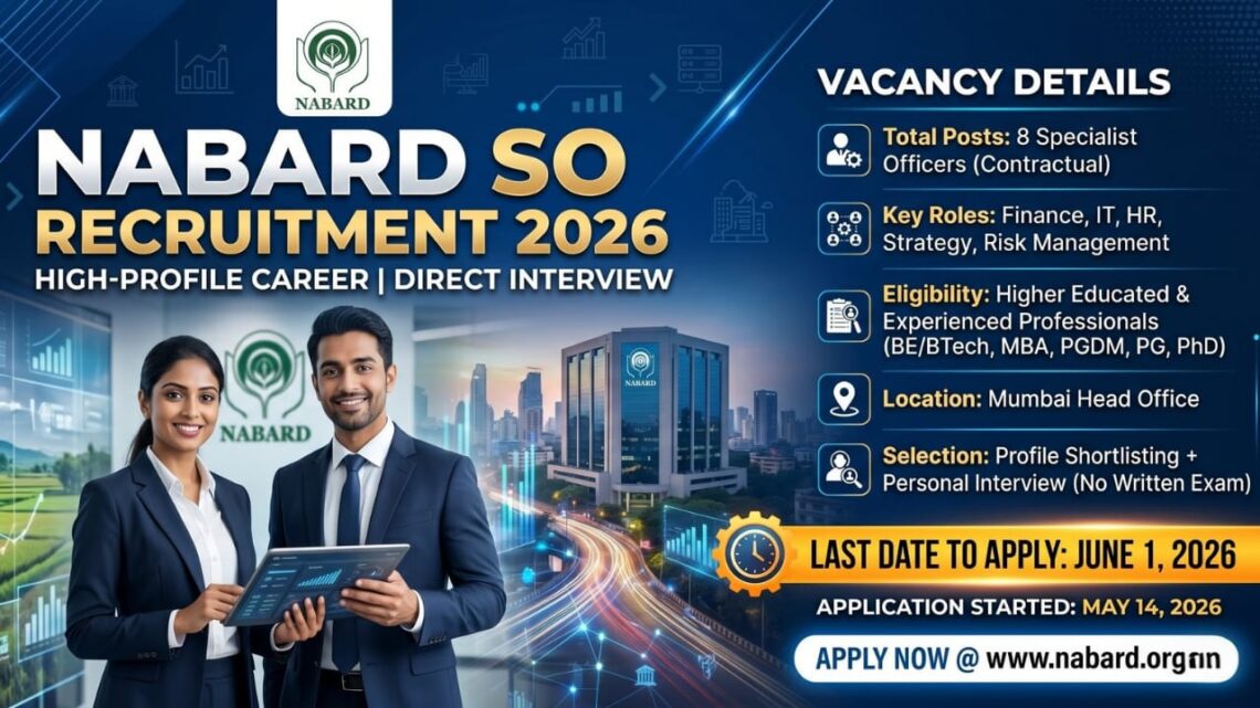 Nabard SO Recruitment 2026 Nabard SO Recruitment 2026