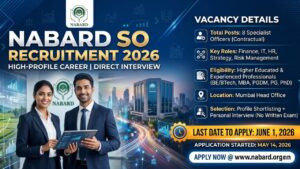 Nabard SO Recruitment 2026