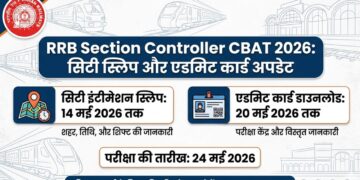 RRB Section Controller CBAT 2026