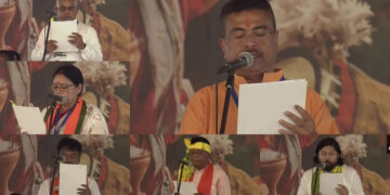 सुवेंदु अधिकारी बने बंगाल के पहले BJP मुख्यमंत्री, 5 अन्य मंत्रियों ने ली शपथ, PM मोदी ने घुटनों के बल बैठकर जनता को किया नमन