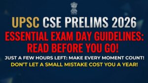 UPSC CSE Prelims 2026