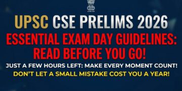UPSC CSE Prelims 2026