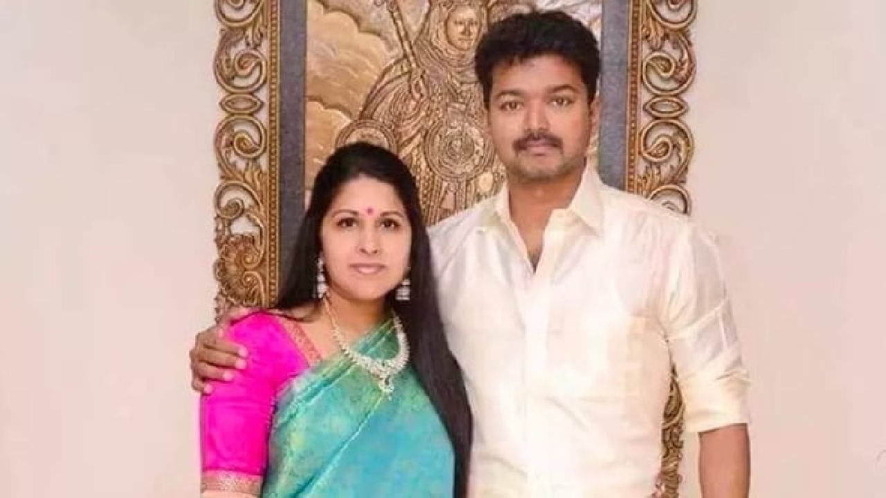 Vijay’s wife Sangeetha Sornalingam