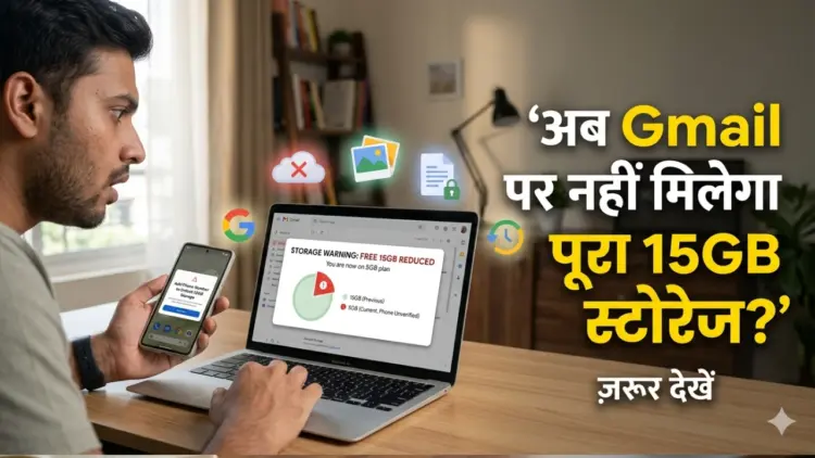 अब Google Gmail पर नहीं मिलेगा पूरा 15GB स्टोरेज