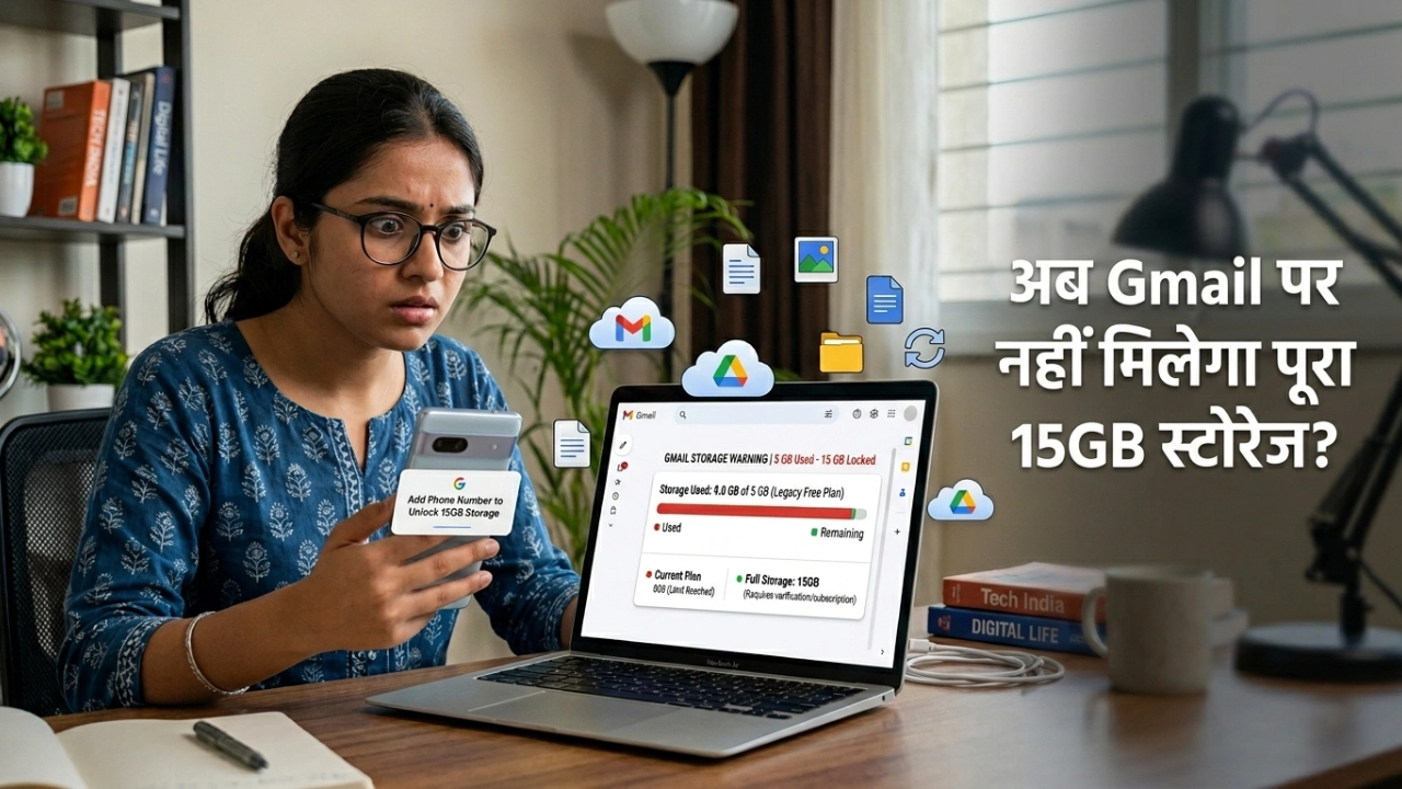 अब Gmail पर नहीं मिलेगा पूरा 15GB स्टोरेज