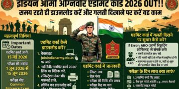 इंडियन आर्मी अग्निवीर एडमिट कार्ड 2026