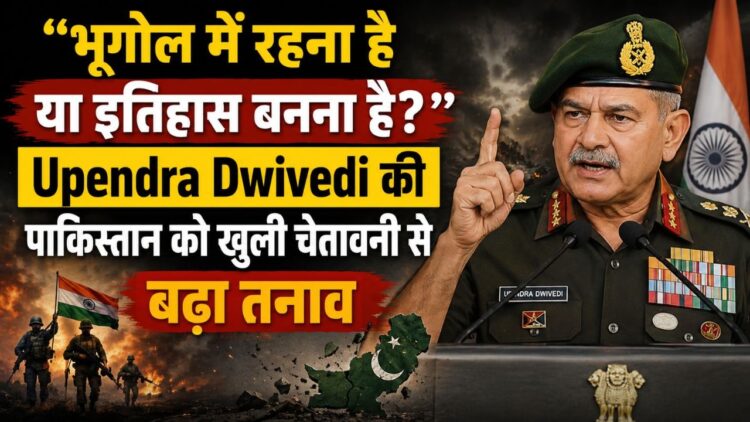 भूगोल में रहना है या इतिहास बनना है Upendra Dwivedi की पाकिस्तान को खुली चेतावनी से बढ़ा तनाव