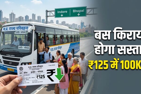 MP में यात्रियों के लिए अच्छी खबर: 1 अगस्त से मुख्यमंत्री सुगम परिवहन सेवा के तहत, इंदौर-भोपाल रूट पर किराया काफी कम हो जाएगा