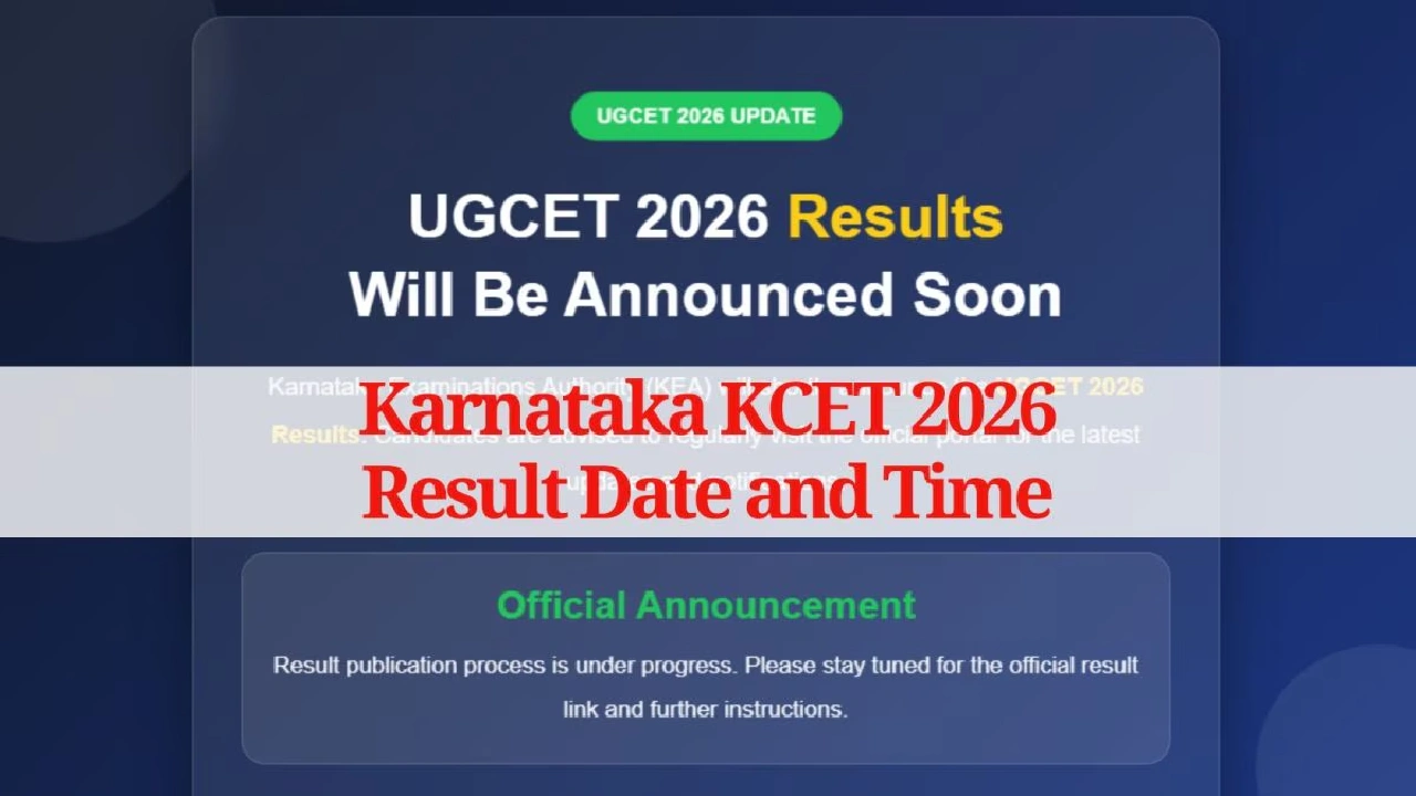 cockroach janta party 1 KCET Result 2026 Today