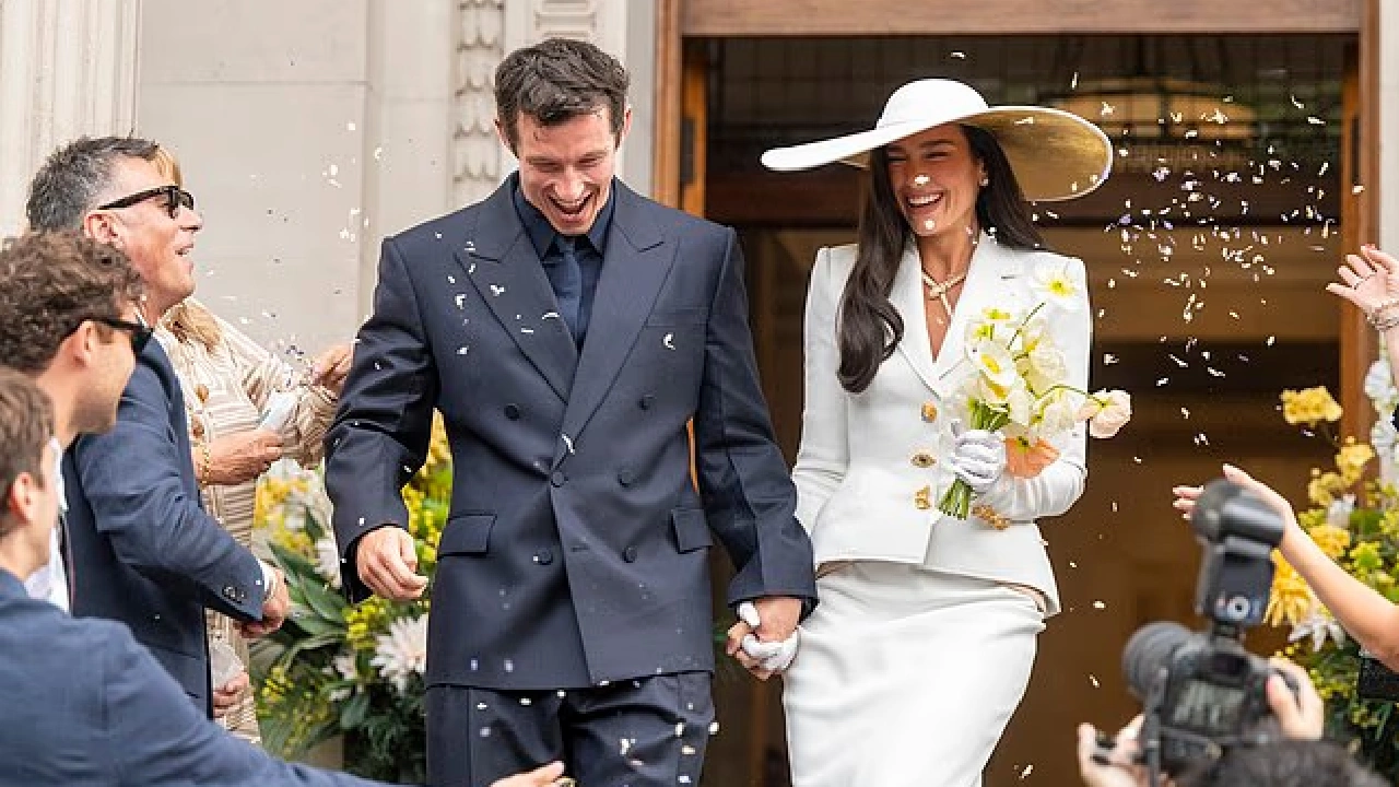 Dua Lipa Wedding Look