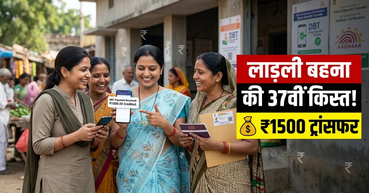 लाड़ली बहना योजना की 37वीं किस्त