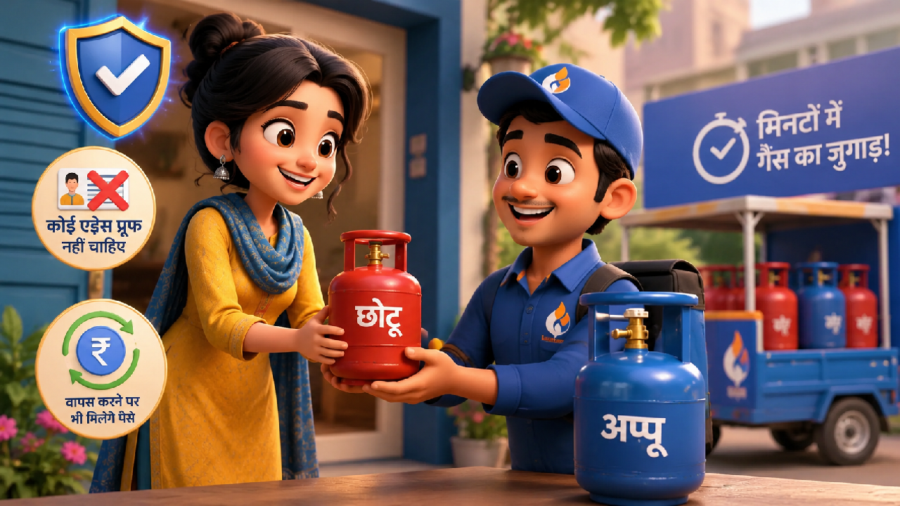 lpg छोटू LPG सिलेंडर