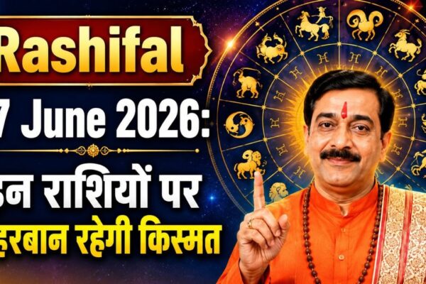 Rashifal 17 June 2026: इन राशियों पर रहेगी किस्मत की मेहरबानी, जानें आज का दैनिक राशिफल