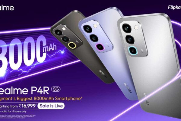 Realme P4R 5G की पहली सेल आज से शुरू, 8,000mAh बैटरी, 50MP AI कैमरा और 144Hz डिस्प्ले के साथ